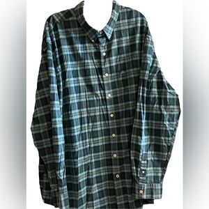 Izod Saltwater Relaxed Fit Men’s 3XL Big & Tall Long Sleeve Button Down Shirt